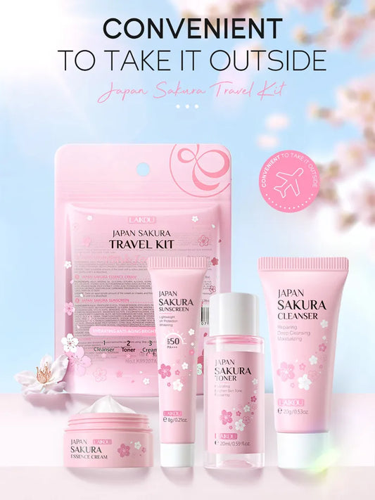 4pcs/bag Japan Sakura Skin Care Set