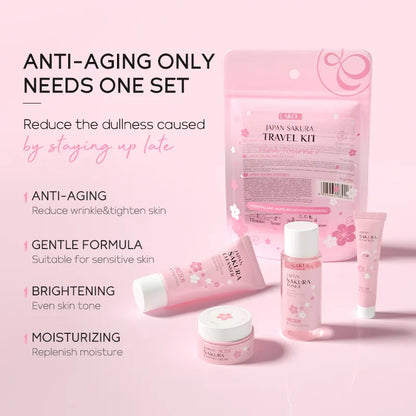 4pcs/bag Japan Sakura Skin Care Set
